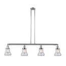 Bellmont Island Light shown in the Polished Chrome finish with a Clear shade