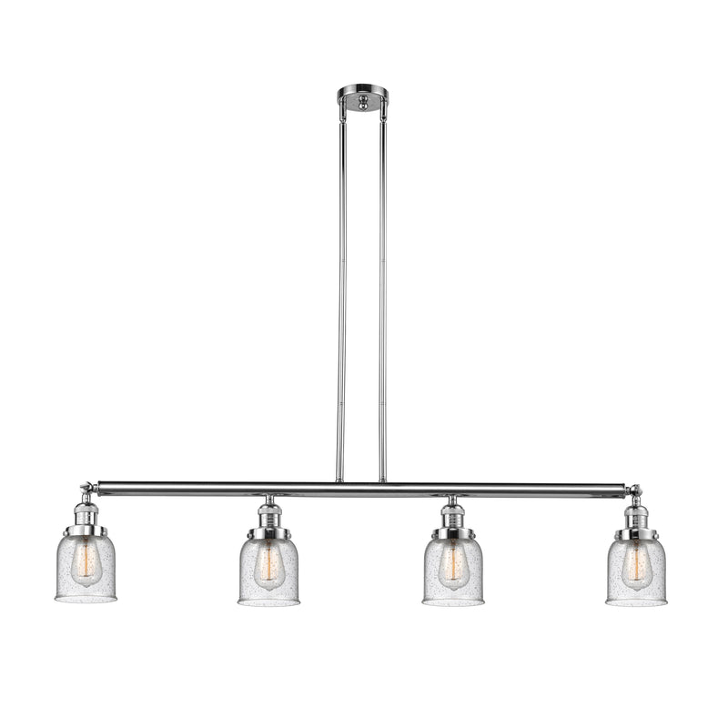 Bell Island Light shown in the Polished Chrome finish with a Seedy shade