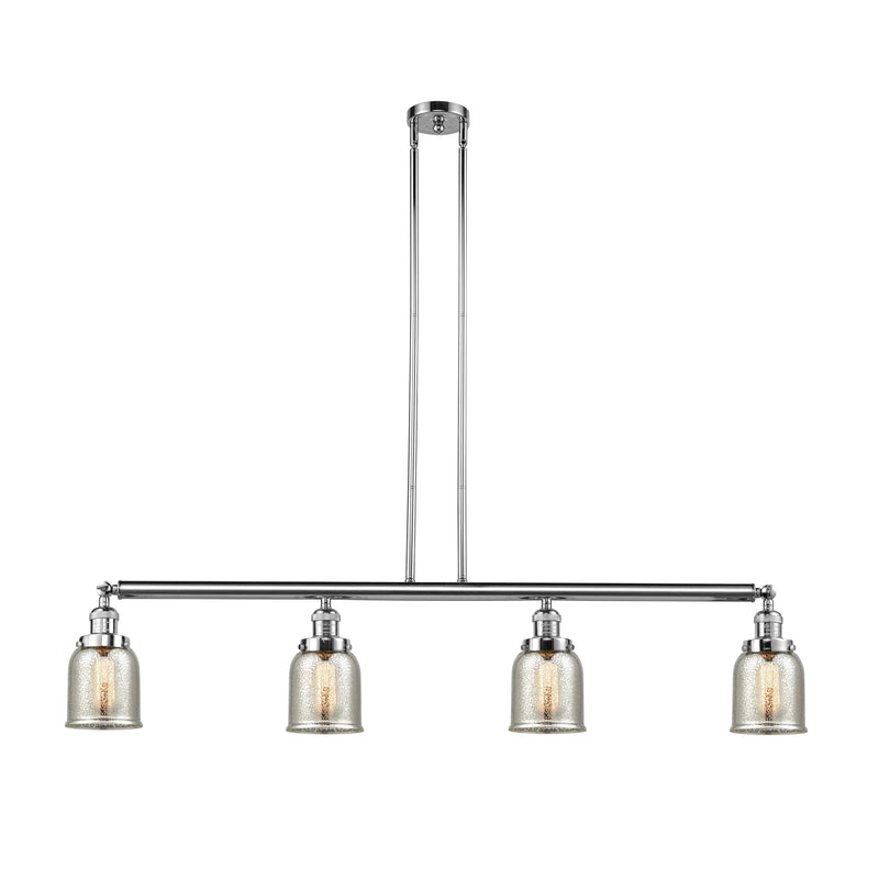 Bell Island Light shown in the Polished Chrome finish with a Silver Plated Mercury shade