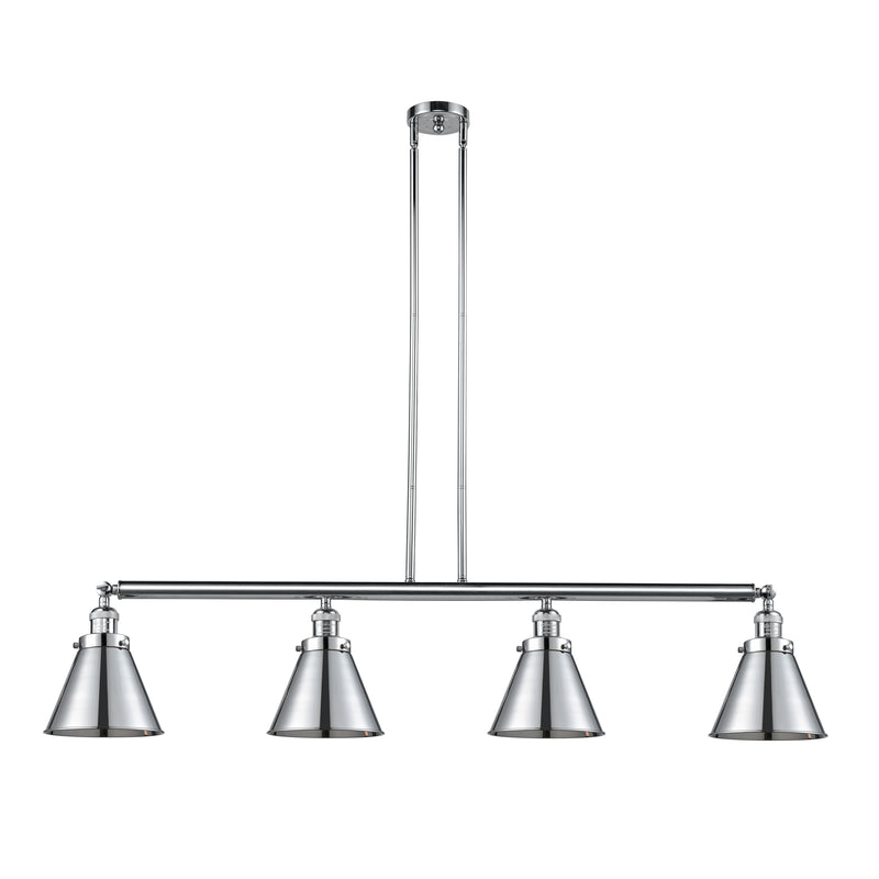 Appalachian Island Light shown in the Polished Chrome finish with a Polished Chrome shade