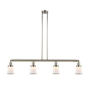 Canton Island Light shown in the Polished Nickel finish with a Matte White shade