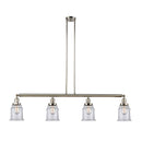 Canton Island Light shown in the Polished Nickel finish with a Clear shade