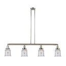 Canton Island Light shown in the Polished Nickel finish with a Seedy shade