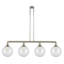 Beacon Island Light shown in the Polished Nickel finish with a Clear shade