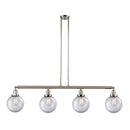 Beacon Island Light shown in the Polished Nickel finish with a Clear shade