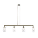 Dover Island Light shown in the Polished Nickel finish with a Clear shade