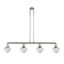 Oxford Island Light shown in the Polished Nickel finish with a Clear shade