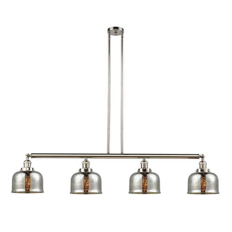 Bell Island Light shown in the Polished Nickel finish with a Silver Plated Mercury shade