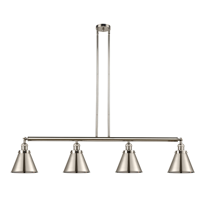 Appalachian Island Light shown in the Polished Nickel finish with a Polished Nickel shade