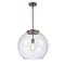 Athens Pendant shown in the Oil Rubbed Bronze finish with a Clear shade