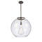 Athens Pendant shown in the Oil Rubbed Bronze finish with a Clear shade