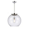 Athens Pendant shown in the Polished Chrome finish with a Seedy shade