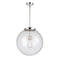 Beacon Pendant shown in the Polished Chrome finish with a Seedy shade