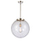 Beacon Pendant shown in the Polished Nickel finish with a Clear shade