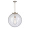 Beacon Pendant shown in the Brushed Satin Nickel finish with a Seedy shade