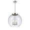 Athens Pendant shown in the Polished Chrome finish with a Clear shade