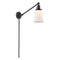 Canton Swing Arm shown in the Oil Rubbed Bronze finish with a Matte White shade
