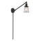 Canton Swing Arm shown in the Oil Rubbed Bronze finish with a Clear shade