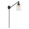 Canton Swing Arm shown in the Oil Rubbed Bronze finish with a Clear shade