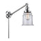 Canton Swing Arm shown in the Polished Chrome finish with a Clear shade