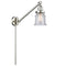 Canton Swing Arm shown in the Brushed Satin Nickel finish with a Seedy shade