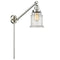 Canton Swing Arm shown in the Brushed Satin Nickel finish with a Seedy shade
