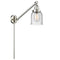 Bell Swing Arm shown in the Brushed Satin Nickel finish with a Seedy shade