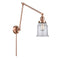 Canton Swing Arm shown in the Antique Copper finish with a Clear shade
