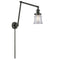 Canton Swing Arm shown in the Oil Rubbed Bronze finish with a Clear shade