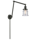 Canton Swing Arm shown in the Oil Rubbed Bronze finish with a Seedy shade