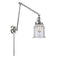 Canton Swing Arm shown in the Polished Chrome finish with a Seedy shade