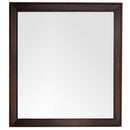 James Martin Bristol 44" Rectangular Mirror Burnished Mahogany 157-M44-BNM