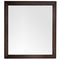 James Martin Bristol 44" Rectangular Mirror Burnished Mahogany 157-M44-BNM