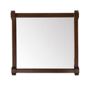 James Martin Brittany 72" Burnished Mahogany Double Vanity with 3 cm Classic White Quartz Top 650-V72-BNM-3CLW