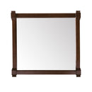 James Martin Brittany 46" Single Vanity Burnished Mahogany with 3 cm Arctic Fall Solid Surface Top 650-V46R-BNM-AF