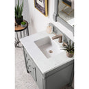 James Martin Brittany 30" Single Vanity Urban Gray with 3 cm Eternal Jasmine Pearl Quartz Top 650-V30-UGR-3EJP