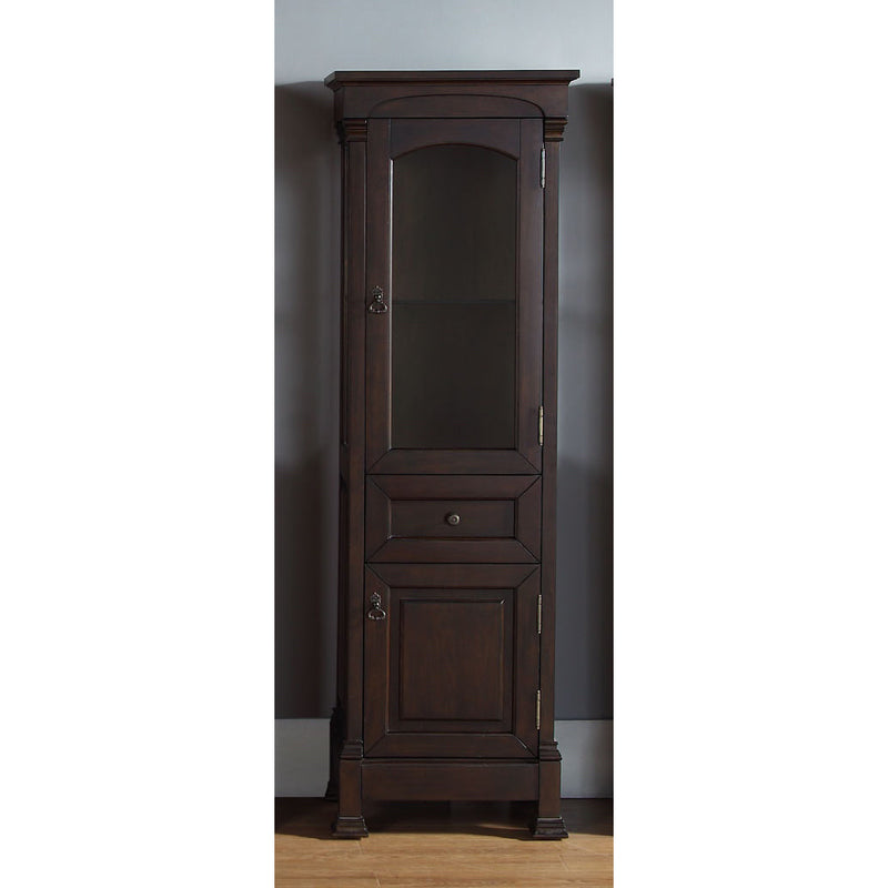 James Martin Brookfield Linen Cabinet Burnished Mahogany 147-114-5066