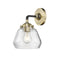 Fulton Sconce shown in the Black Antique Brass finish with a Clear shade