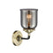 Innovations Lighting Small Bell 1 Light Sconce Part Of The Nouveau Collection 284-1W-BAB-G53-LED