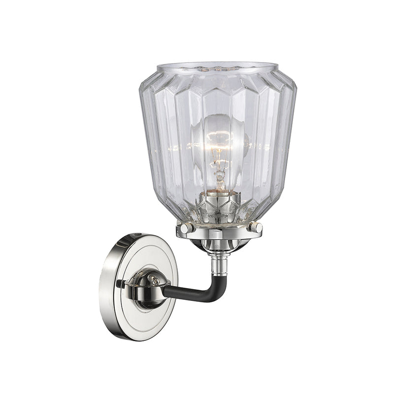 Innovations Lighting Chatham 1 Light Sconce Part Of The Nouveau Collection 284-1W-BPN-G142-LED