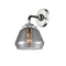 Fulton Sconce shown in the Black Polished Nickel finish with a Plated Smoke shade