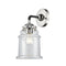 Canton Sconce shown in the Black Polished Nickel finish with a Clear shade