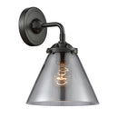 Cone Sconce shown in the Oil Rubbed Bronze finish with a Plated Smoke shade