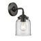 Bell Sconce shown in the Oil Rubbed Bronze finish with a Clear shade