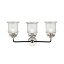 Innovations Lighting Canton 3 Light Bath Vanity Light Part Of The Nouveau Collection 284-3W-BPN-G184-LED