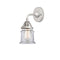 Canton Sconce shown in the Polished Chrome finish with a Clear shade