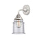 Canton Sconce shown in the Polished Chrome finish with a Seedy shade