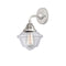 Oxford Sconce shown in the Polished Chrome finish with a Clear shade