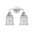 Canton Bath Vanity Light shown in the Polished Chrome finish with a Seedy shade