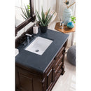 James Martin Brookfield 36" Burnished Mahogany Single Vanity with 3 cm Charcoal Soapstone Quartz Top 147-114-5566-3CSP